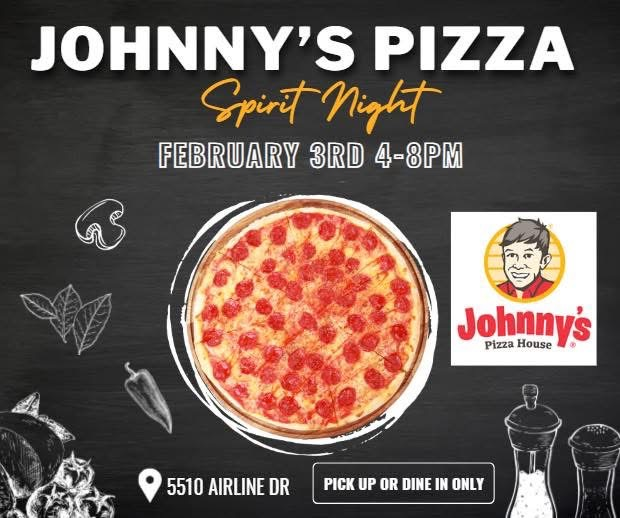 johnnys spirit night tonight 4-8