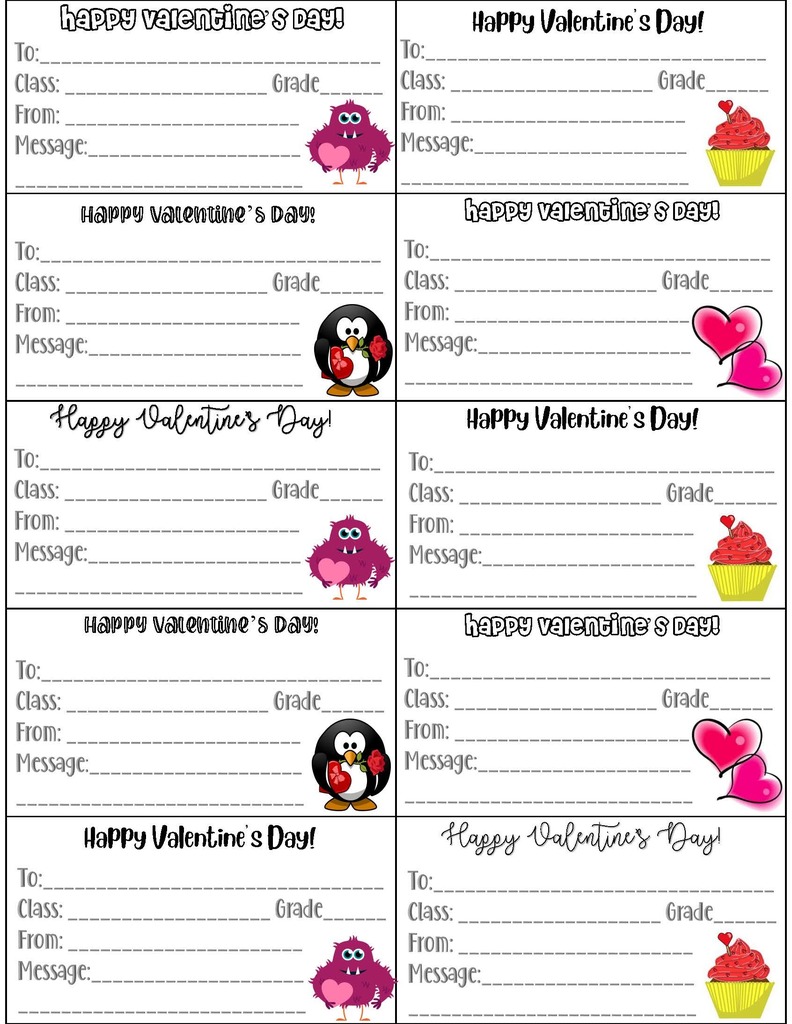 Candy Gram Cards