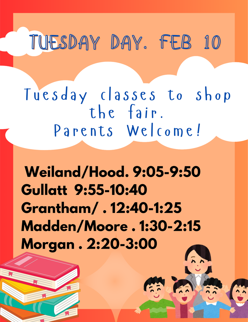 Tuesday Book Fair