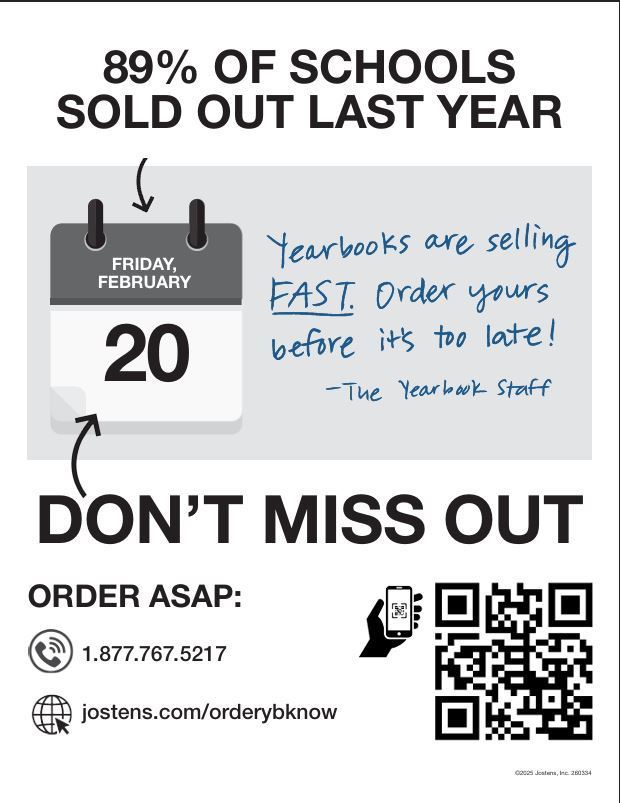 Yearbook sales - Don't miss out