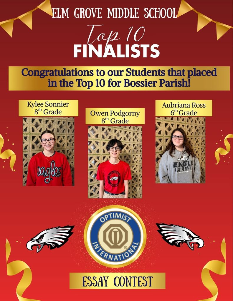 Optimist Essay Top 10 EGMS Flyer