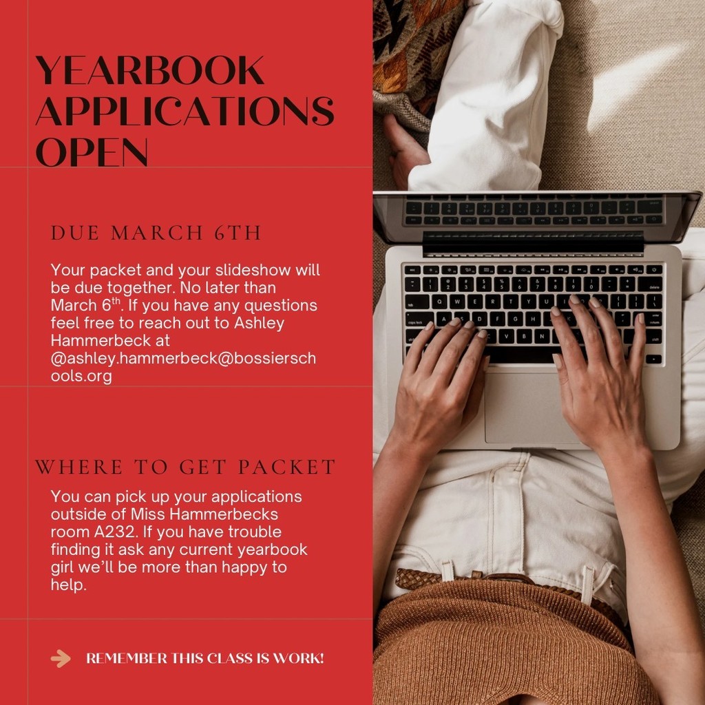 yearbook staff applications