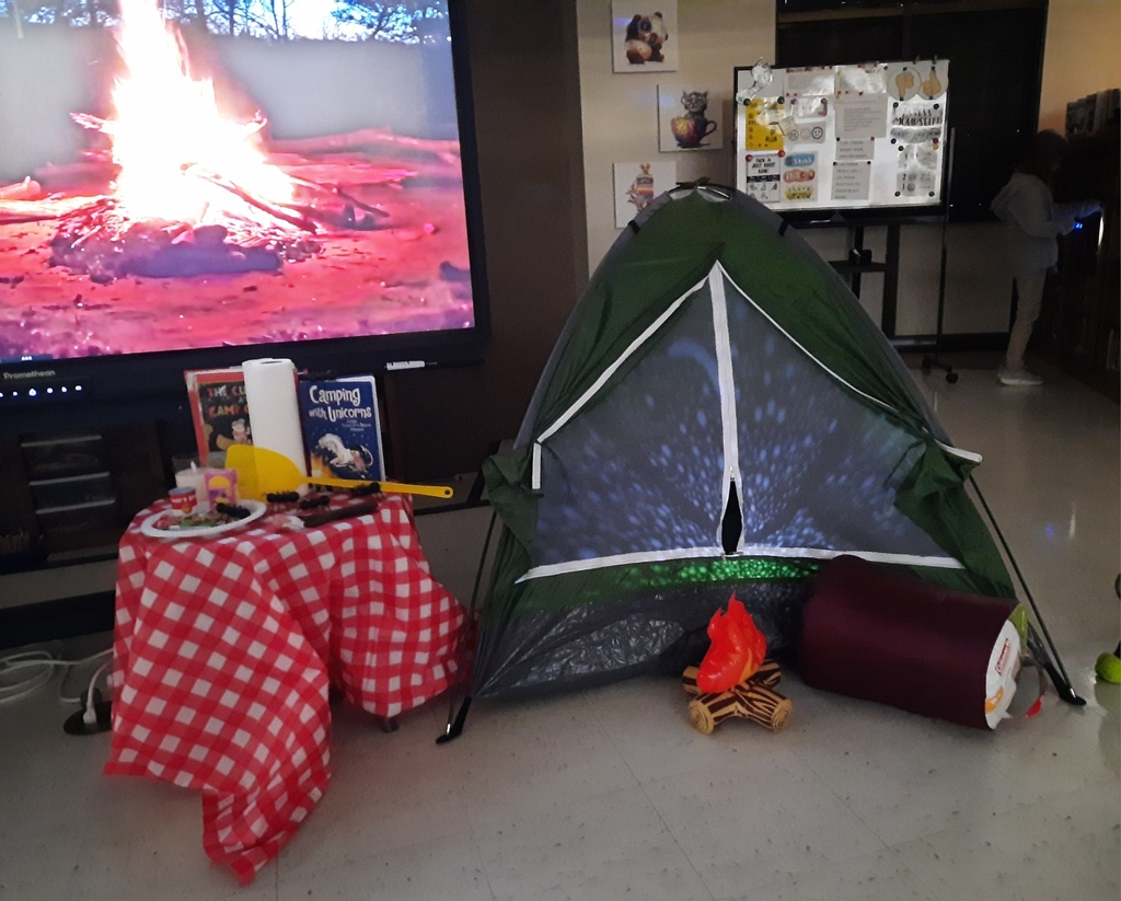 Reading Makes Us Happy Campers!