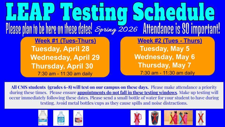 LEAP testing Notice 2026_app announcement