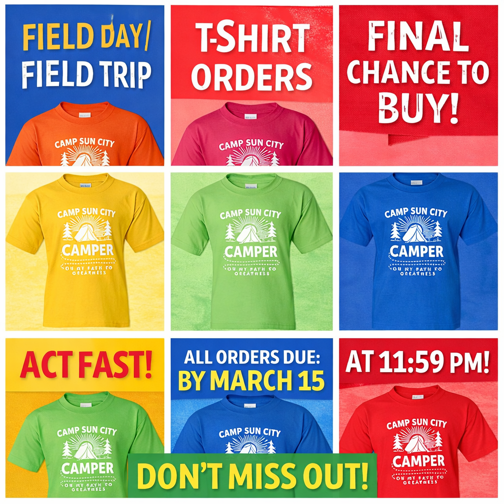 Final Chance 2025-2026 Field Day _ Field Trip T-Shirt Orders