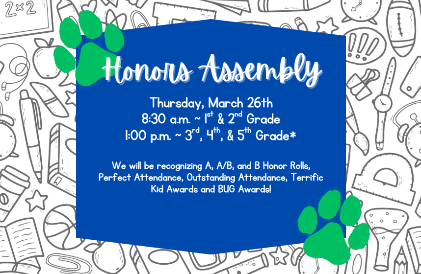 Honors Assembly flyer