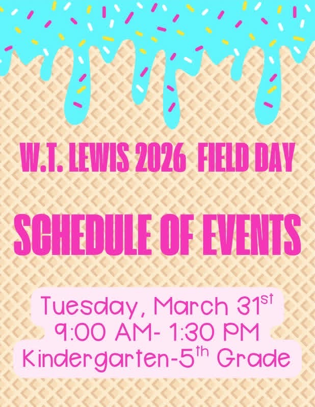 schedule of events for field day 