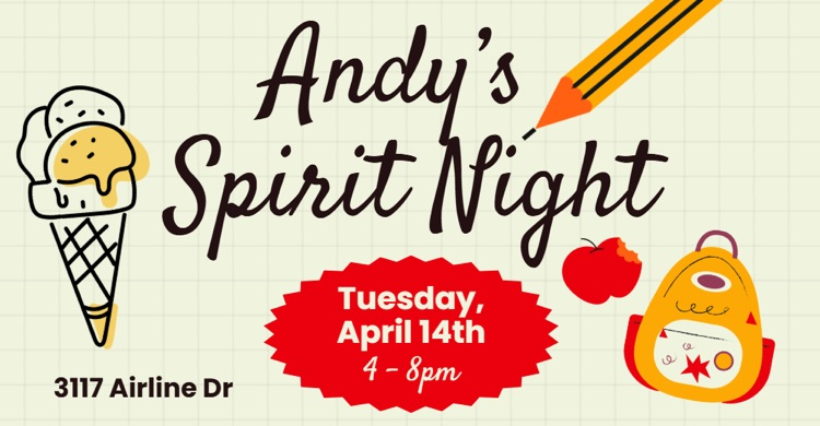Andy’s spirit night 