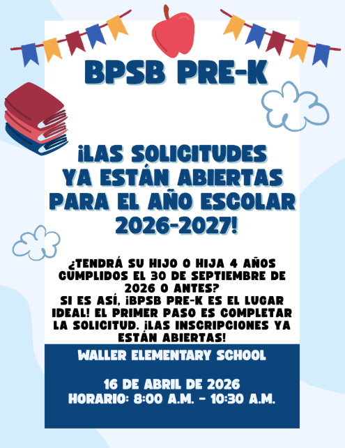 Spanish Pre-K flyer