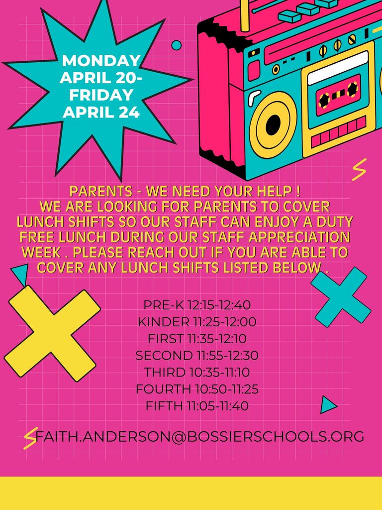 Teacher Appreciation Volunteers