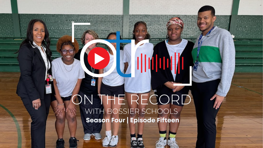 group photo of the founding four members of the Bossier Bearkat Steppers