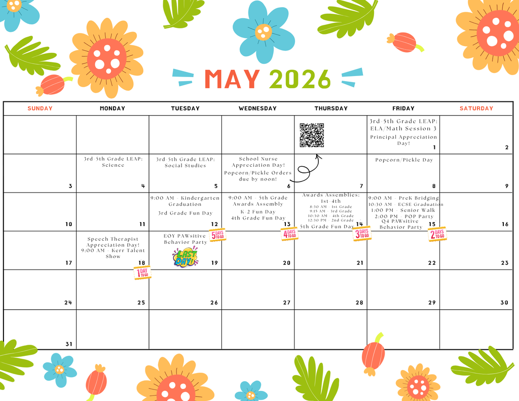 may calendar