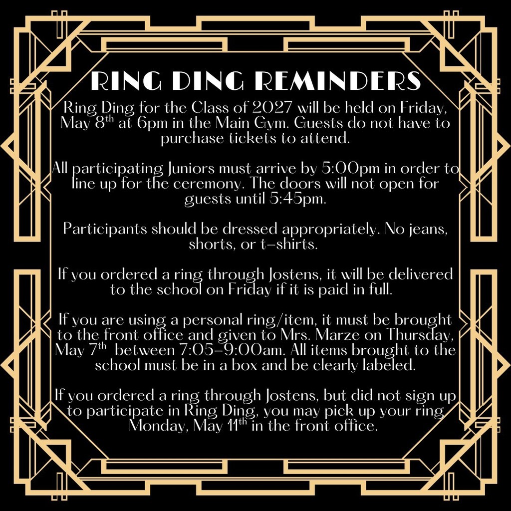 Ring Ding Reminders
