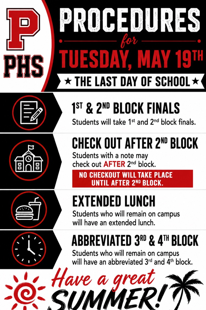 last day of school procedures