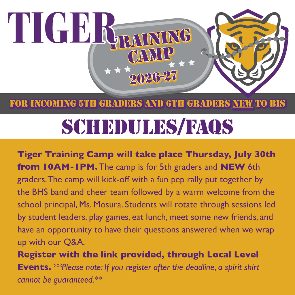 2026-27_BIS Tiger Training Camp