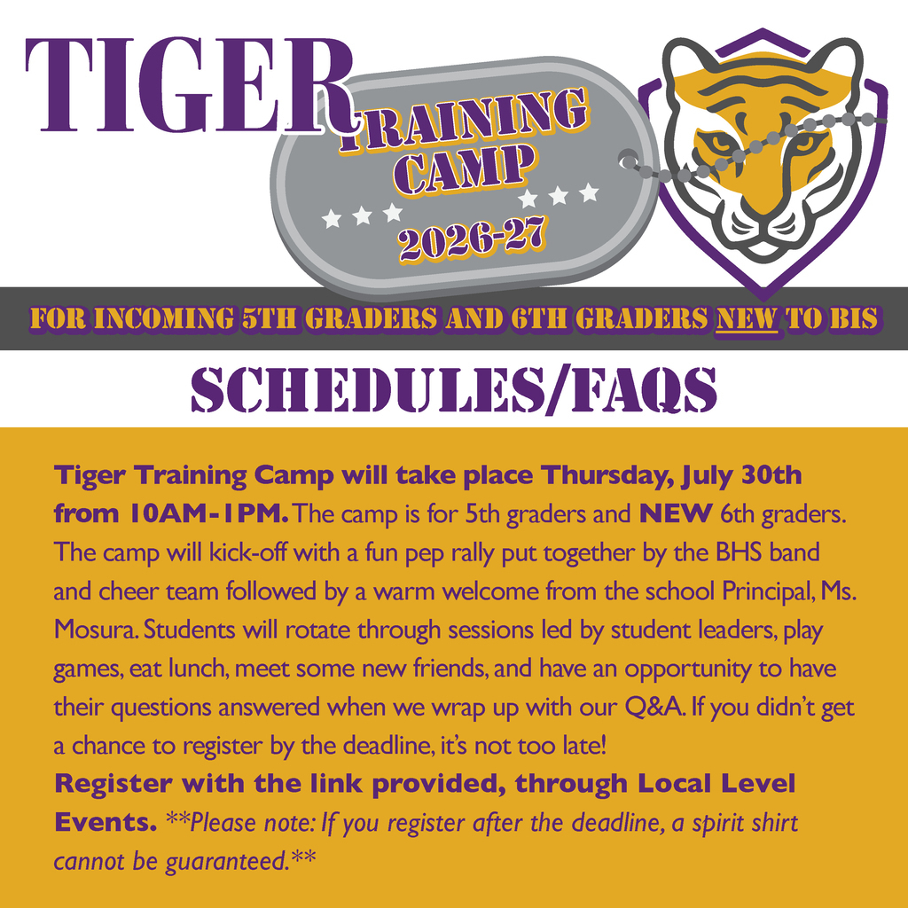 2026-27_BIS Tiger Training Camp