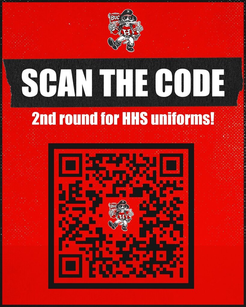 QR code for 2nd round of HHS school uniform orders!