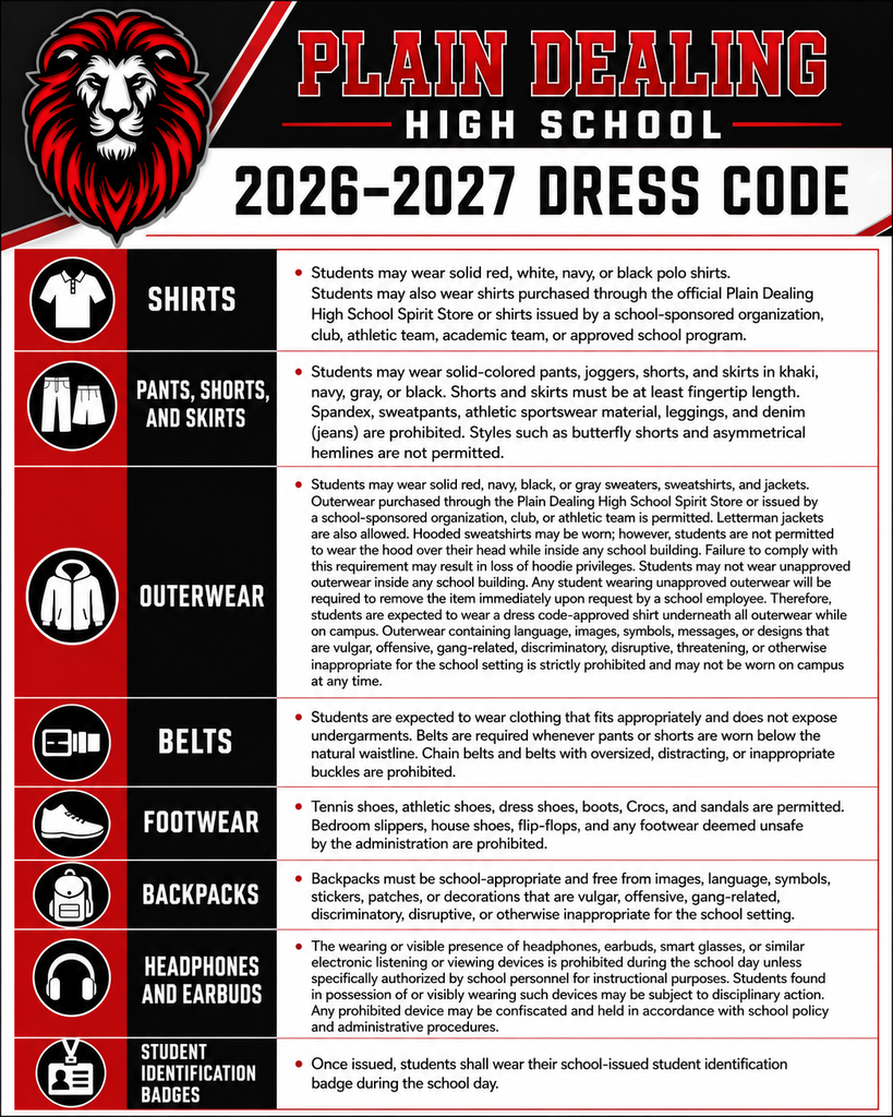 2026-2027 Dress Code