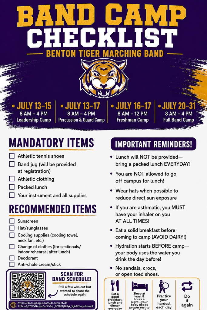 camp checklist