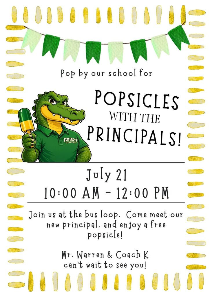 Popsicles with the Principals