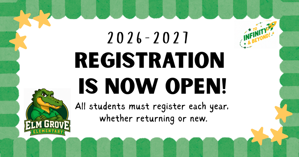 We're excited to welcome our Gators back! 🐊  Registration is now open for both returning and new students. Click the link below to complete your registration today. 