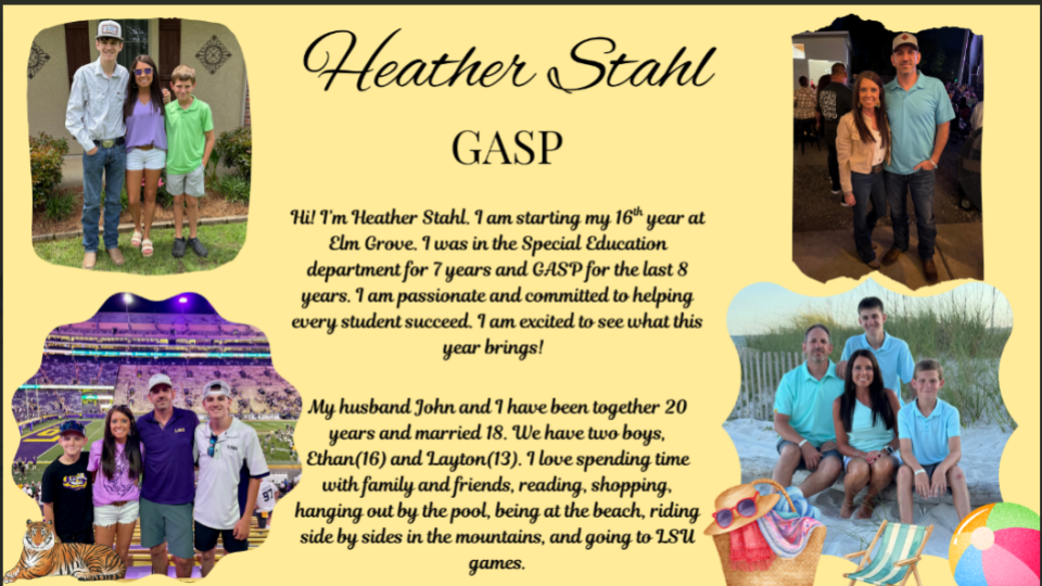 Heather Stahl, GASP Paraprofessional