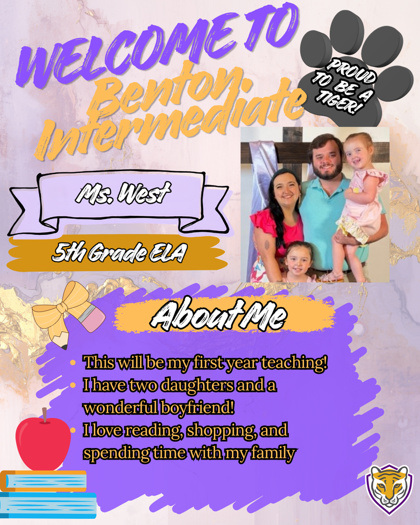 Welcome to BIS - Ms. West - 5th Grade ELA
