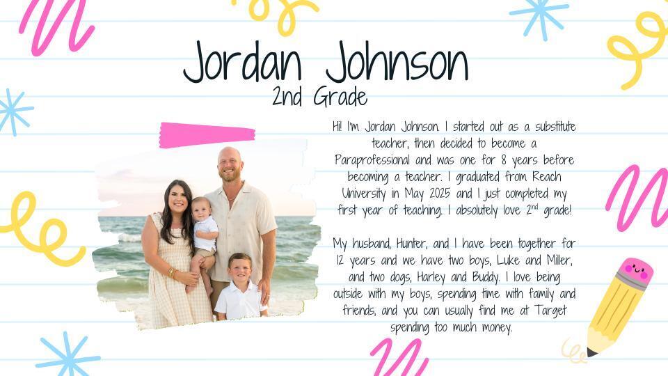 Jordan Johnson, 2nd Grade