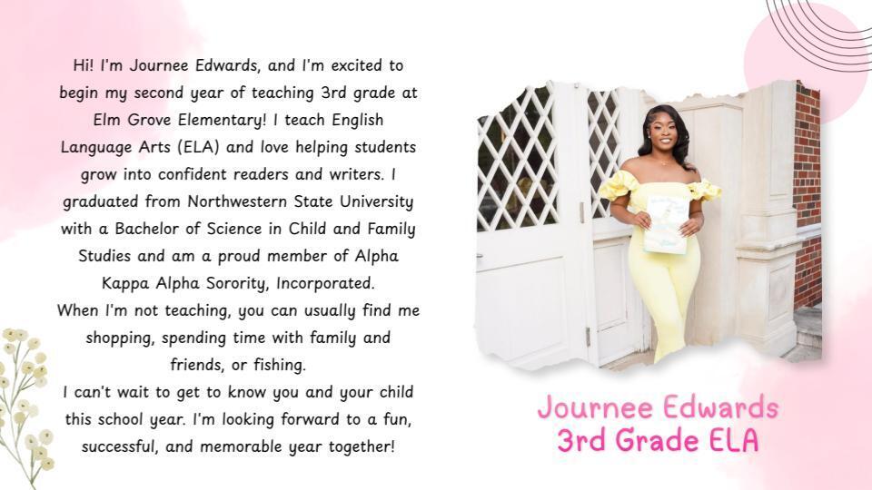 Journee Edwards, 3rd Grade
