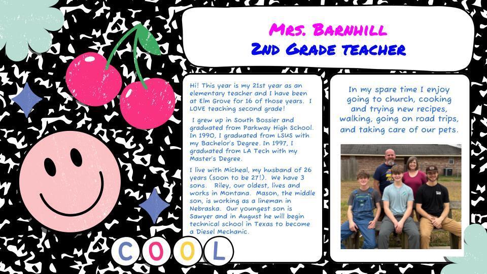 Kim Barnhill, 2nd Grade