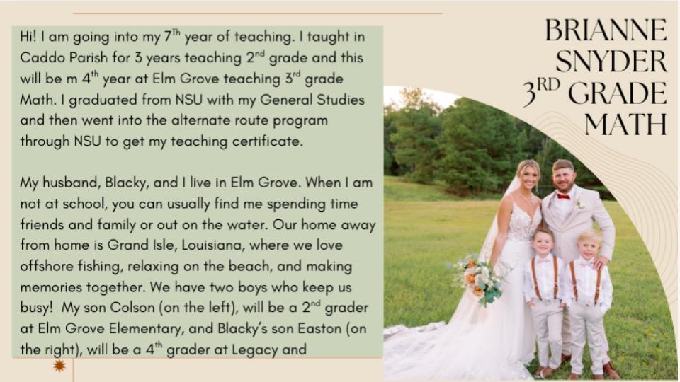 Brianne Snyder, 3rd Grade