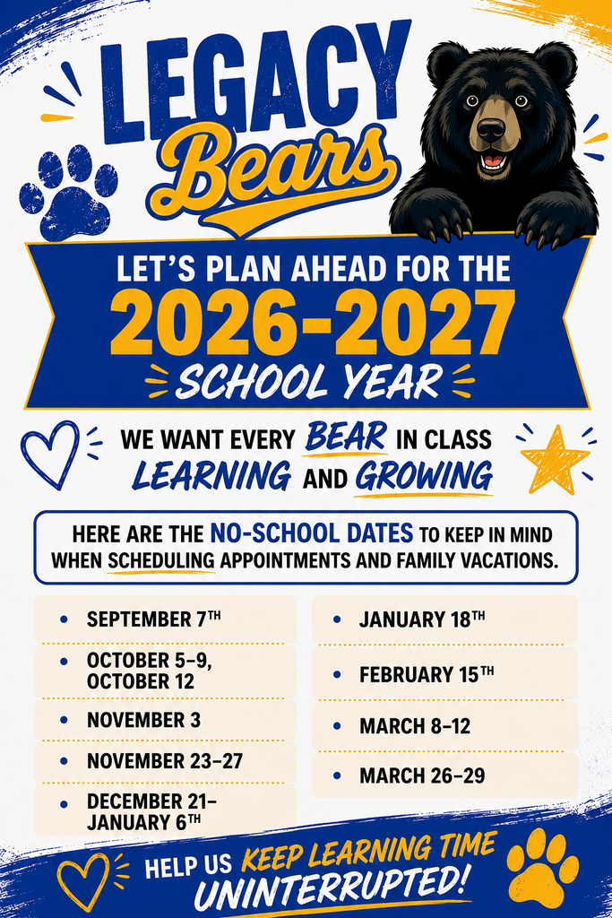 Attendance Dates-Planning Ahead 2026-2027