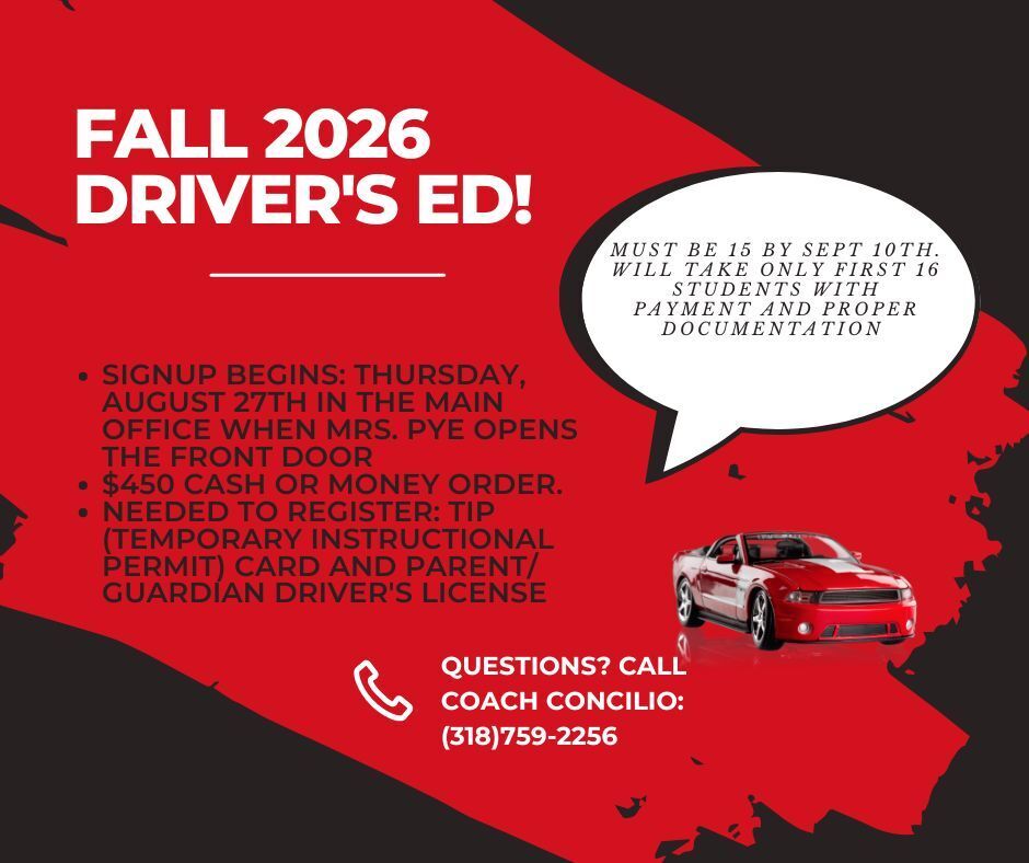 Fall driver's ed