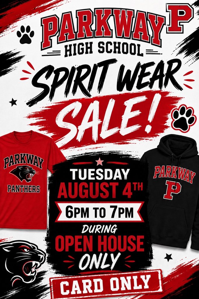 spirit wear sales at open house