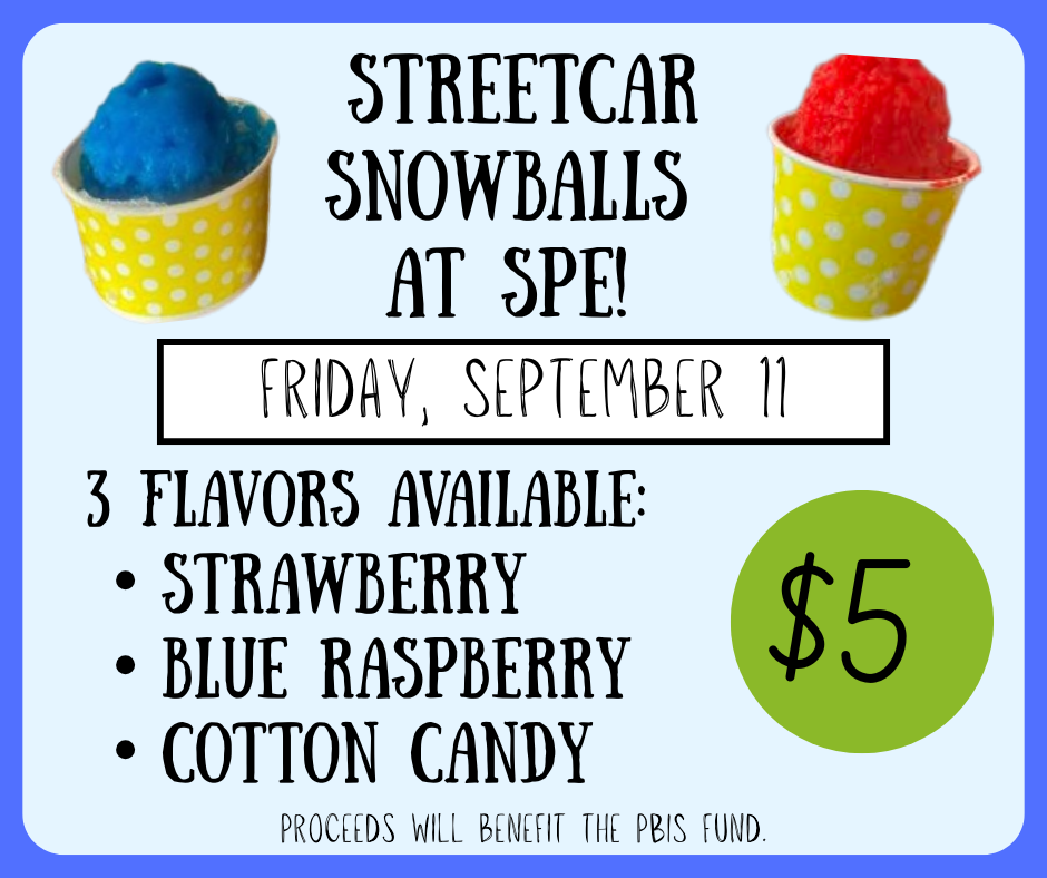 Streetcar Snowballs are coming to SPE