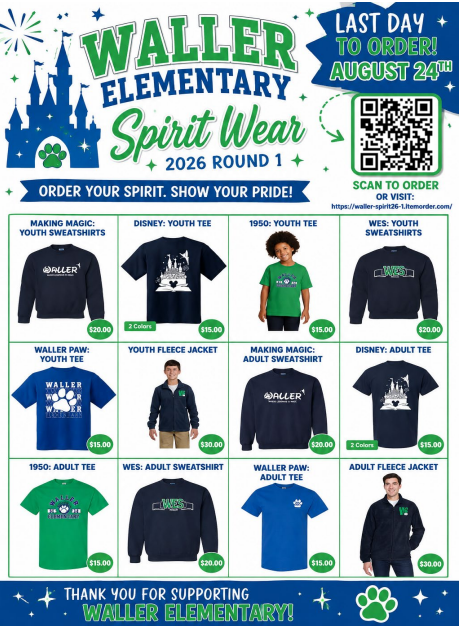Spirit Wear Flyer