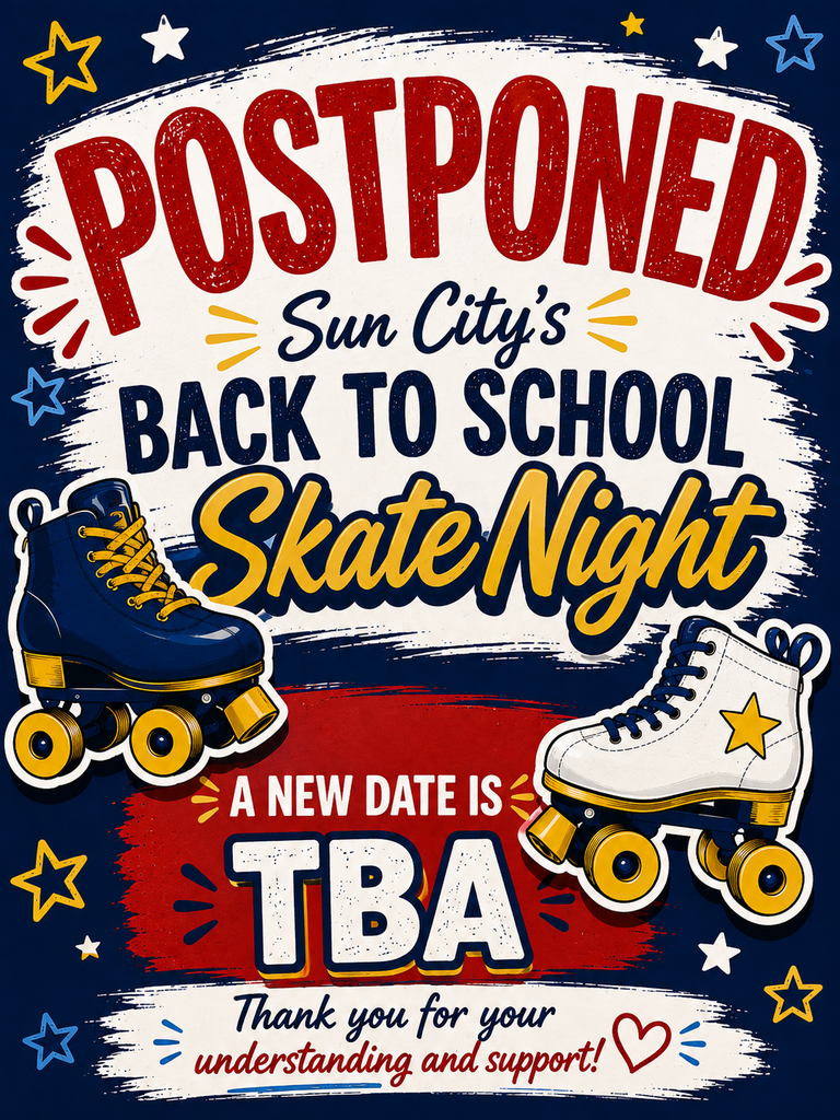 Skate  Night Postponed