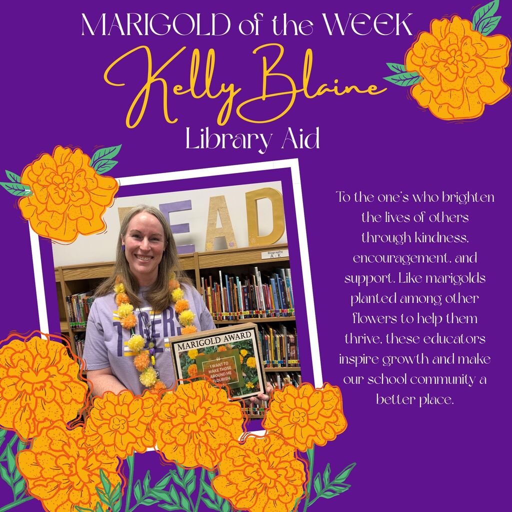 This is a photo of this weeks Marigold Award winner. 