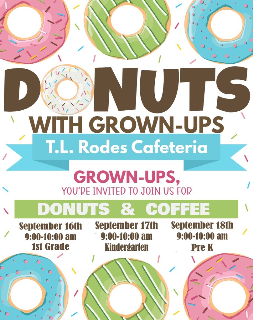 Donuts with Grown-Ups info