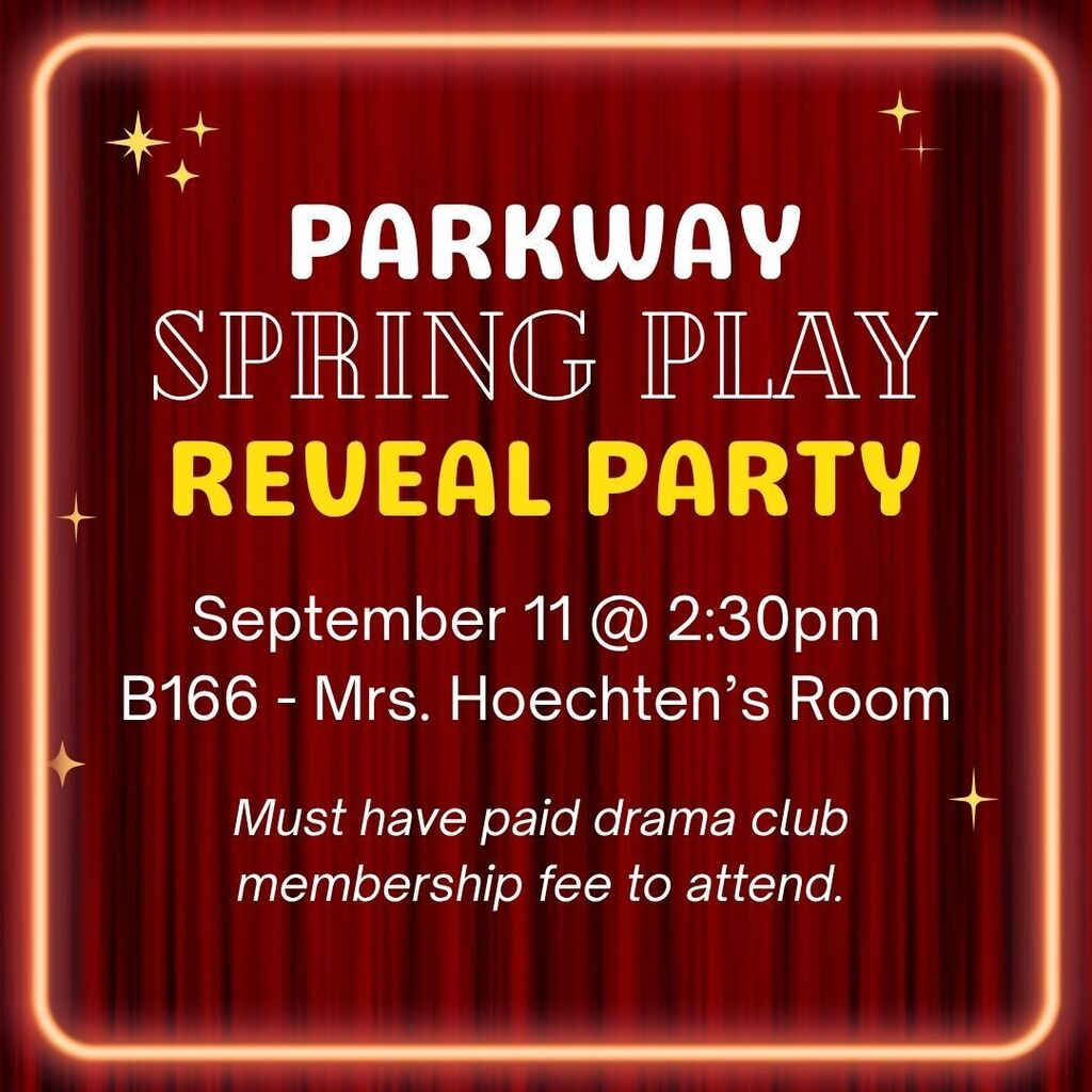 Spring play reveal party
