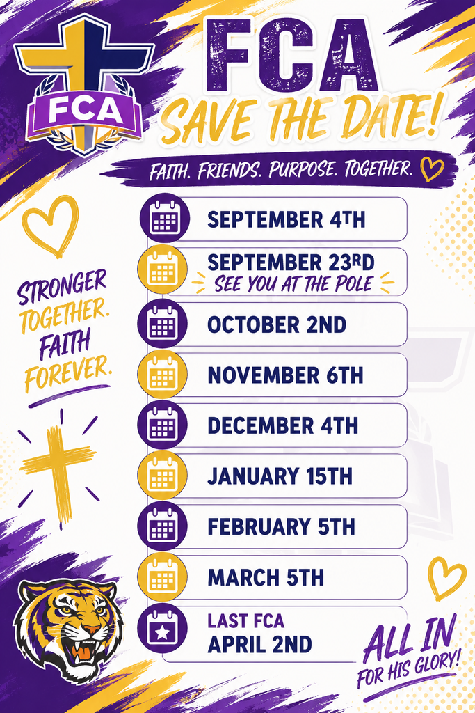 Save the dates for FCA 