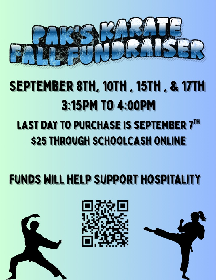 paks karate fundraiser 