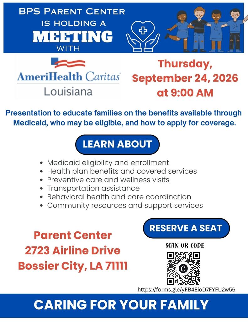BPS Parent Center Meeting