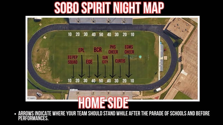 SOBO Spirit Night Map