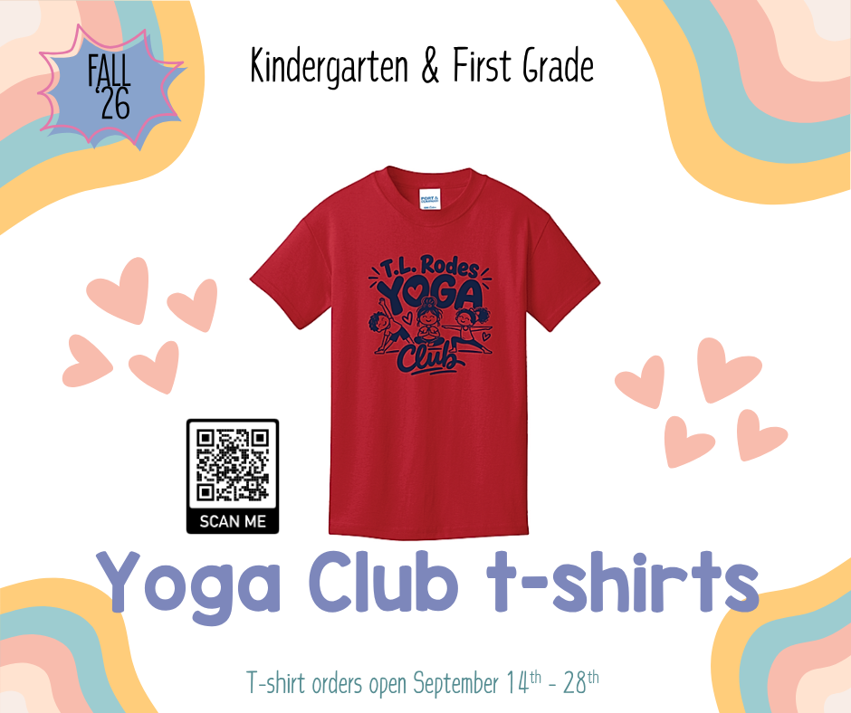 Yoga Club t-shirt infomation