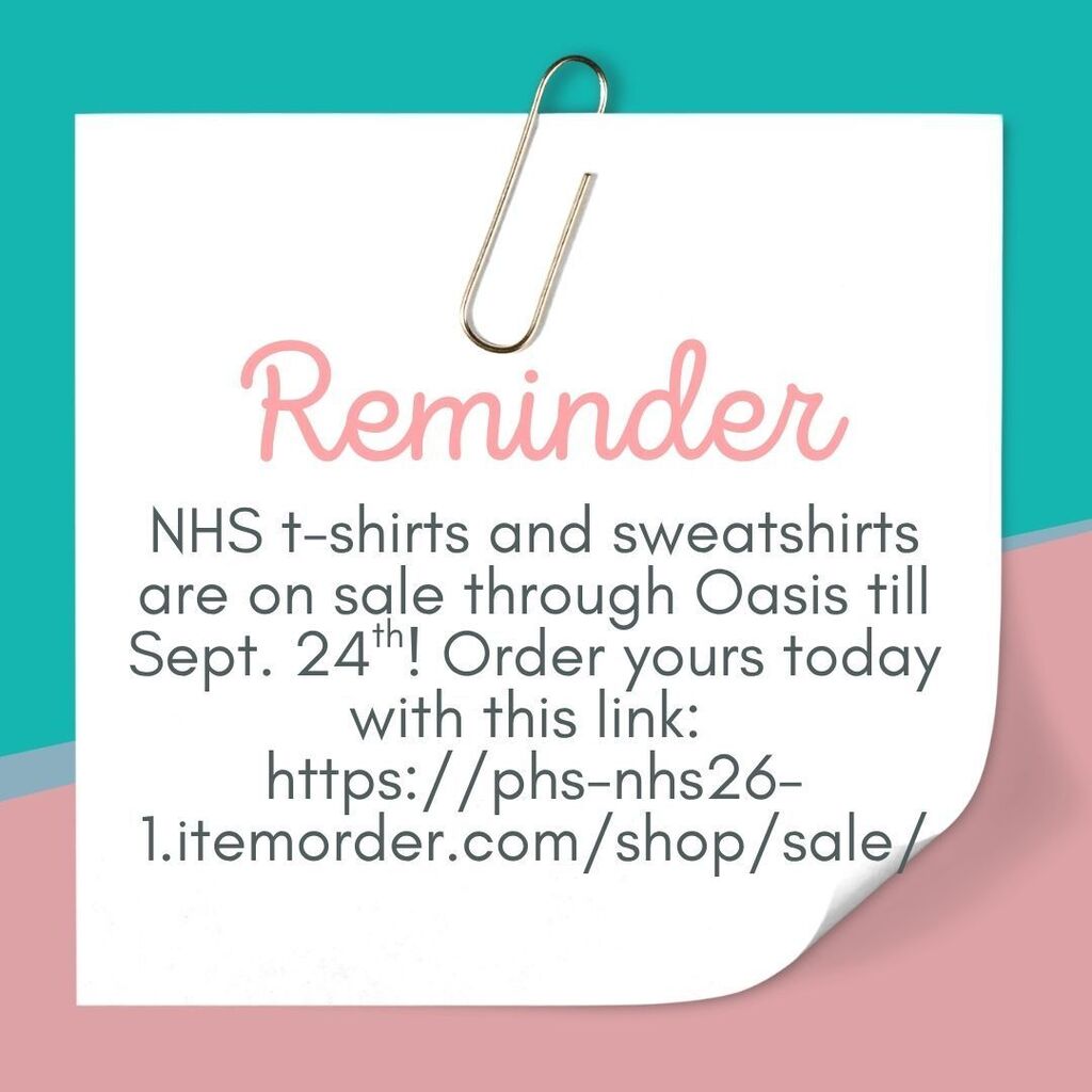 NHS reminder