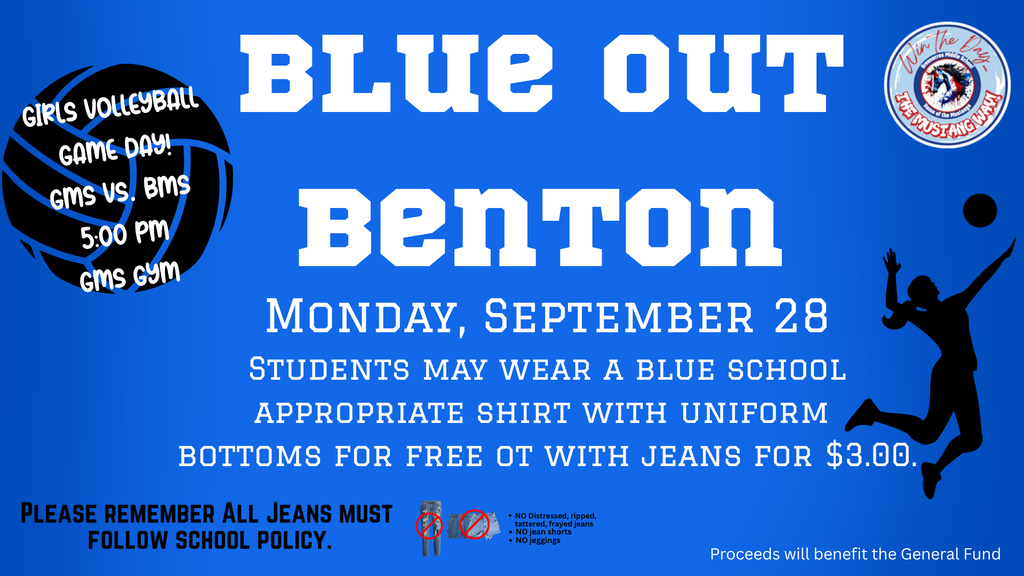 Blue out benton