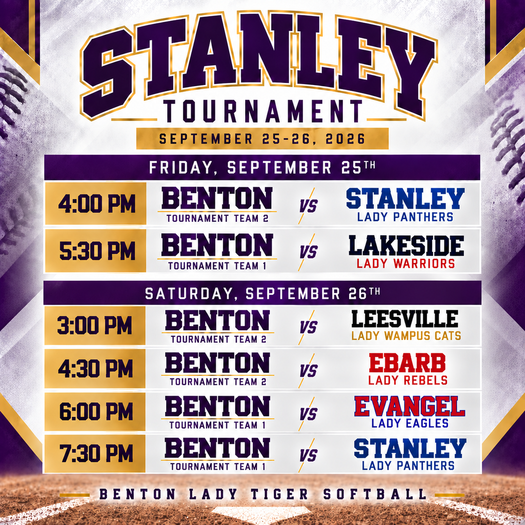 updated schedule