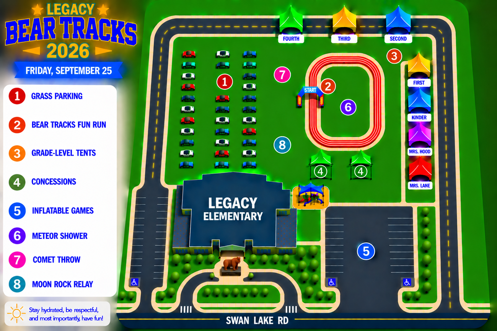 Bear Tracks Map