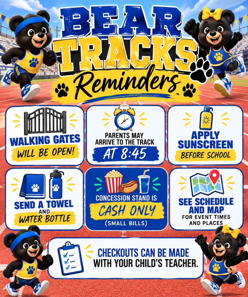 Bear Tracks Reminders